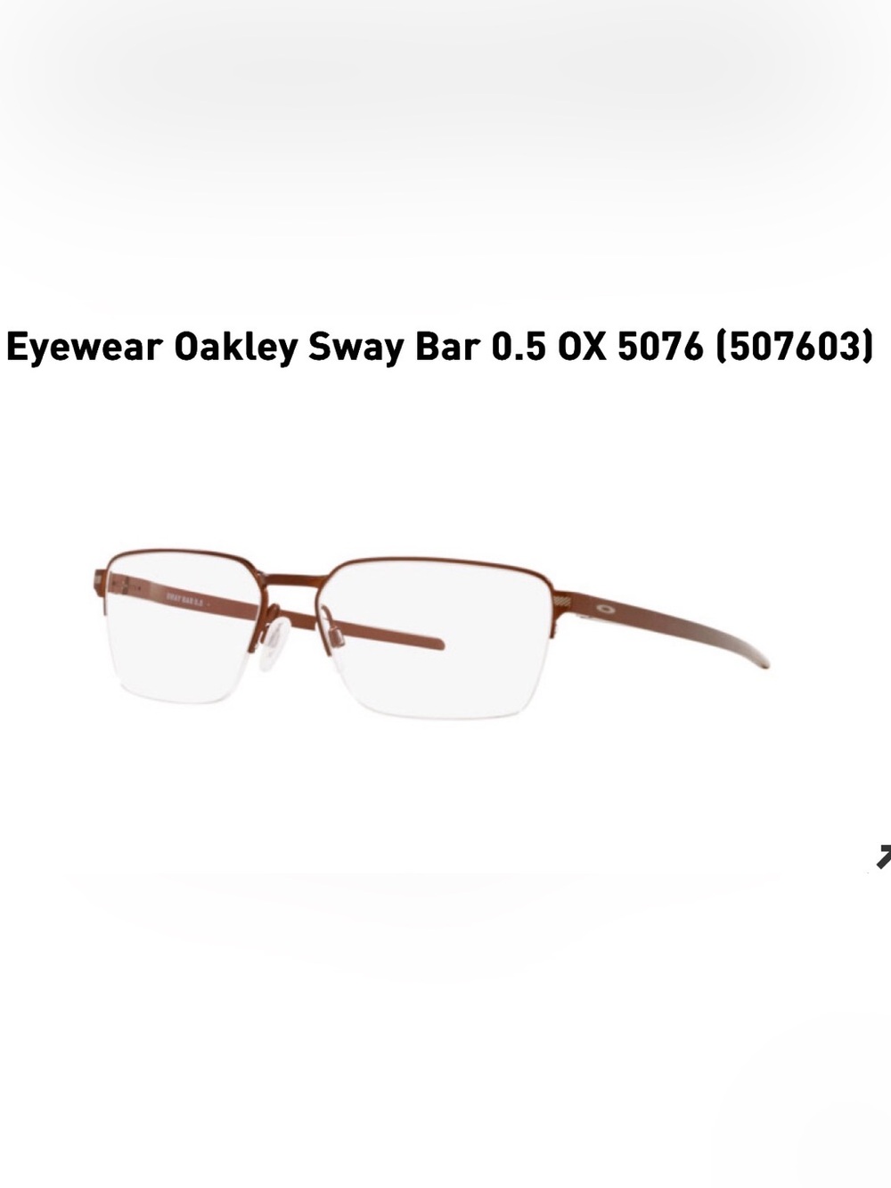Eyewear Oakley Sway Bar 0.5 OX 5076 (507603) Frames